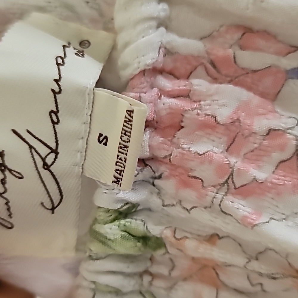 Vintage Havana Floral Off-Shoulder Ruffle Dress - Picture 3 of 3